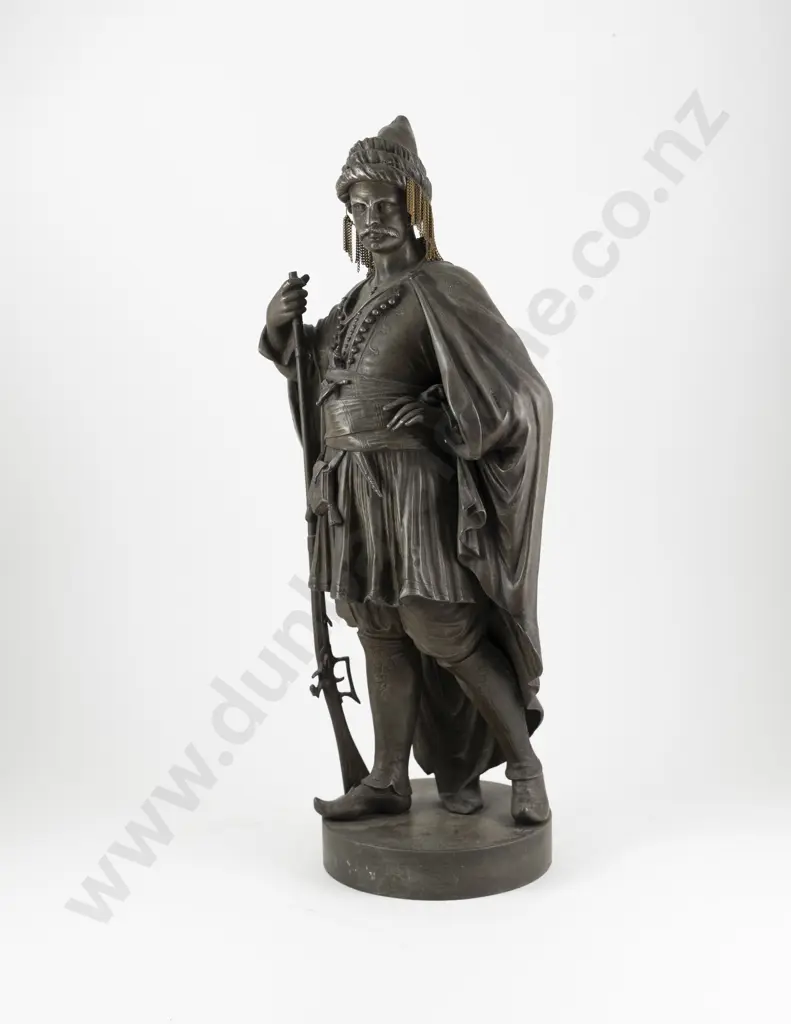 Antique Bronze Figure Of A Cossack Image 1++