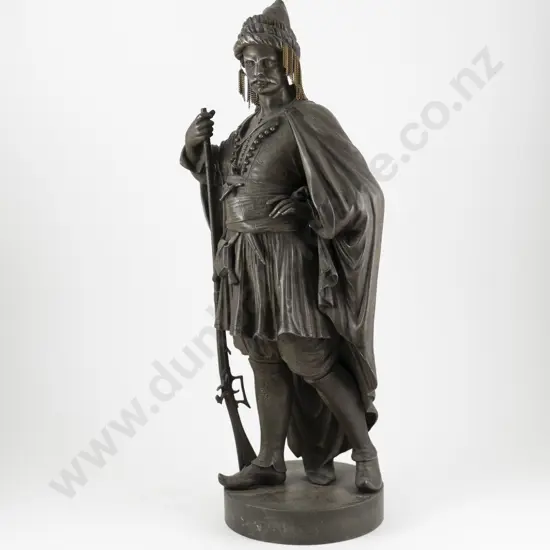 Antique Bronze Figure Of A Cossack