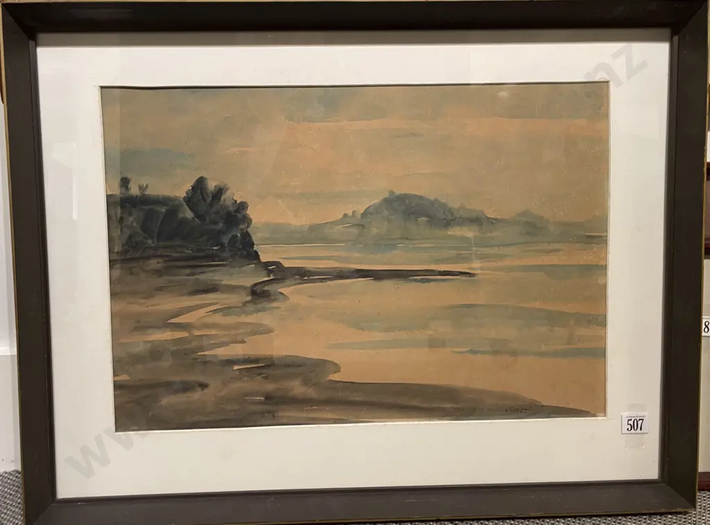 Jack W Crippen (1916 - 1985) -  Evening Tamaki Image 1++