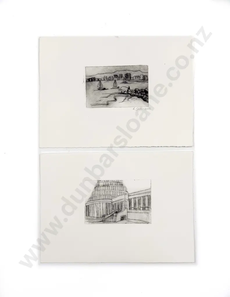 R South - Pair of Etchings (unframed) Image 1++
