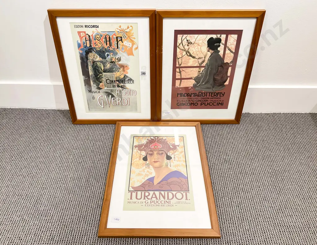 Three Reproduction Opera Posters Image 1++