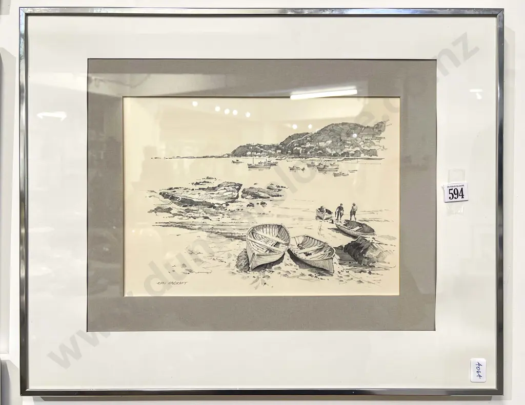 John Haycraft - Island Bay - Graphite on Paper Image 1++