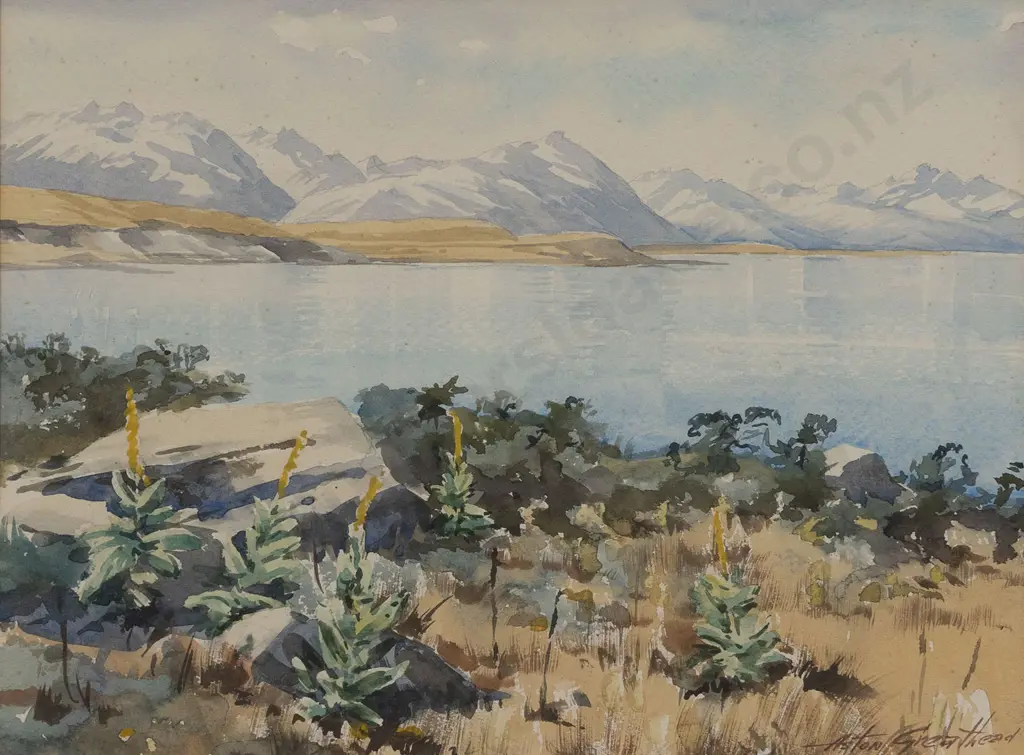 Aston Greathead (1921-2012) - Lake Tekapo Image 1++