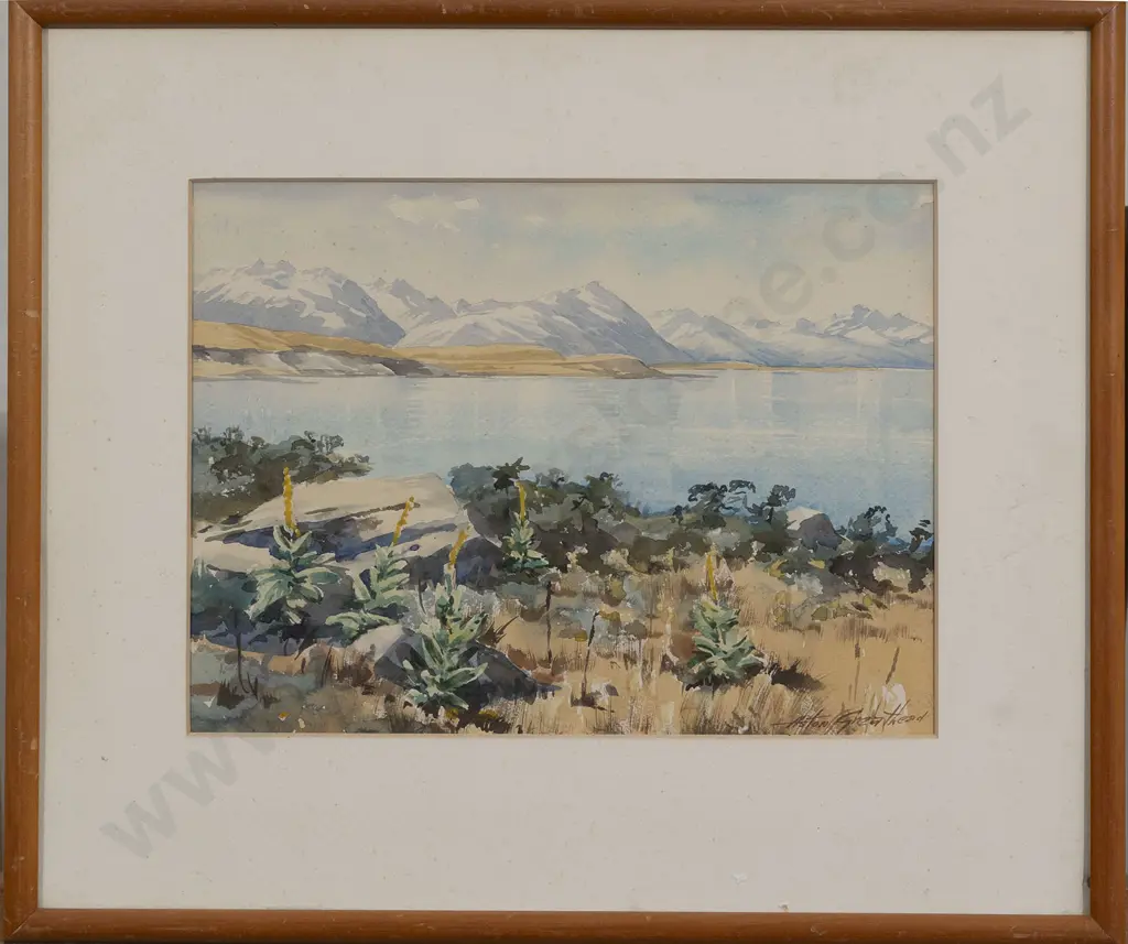 Aston Greathead (1921-2012) - Lake Tekapo Image 1++