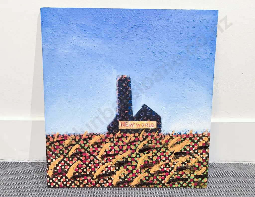 Unsigned Roger Morris Landscape "New World" - Oil on Board Image 1++