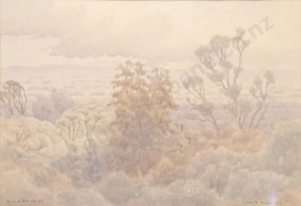 John Lysaght Moore (1897 - 1965) - Back at Mt Egmont Image 1++