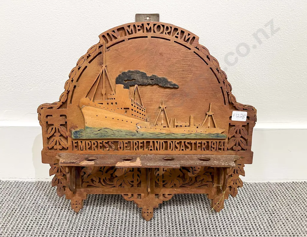 Empress of Ireland Disaster 1914 Memorial Plaque Image 1++