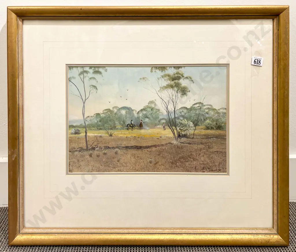 Bruce Malloch (Australian) - Prospectors - Oil on Board Image 1++