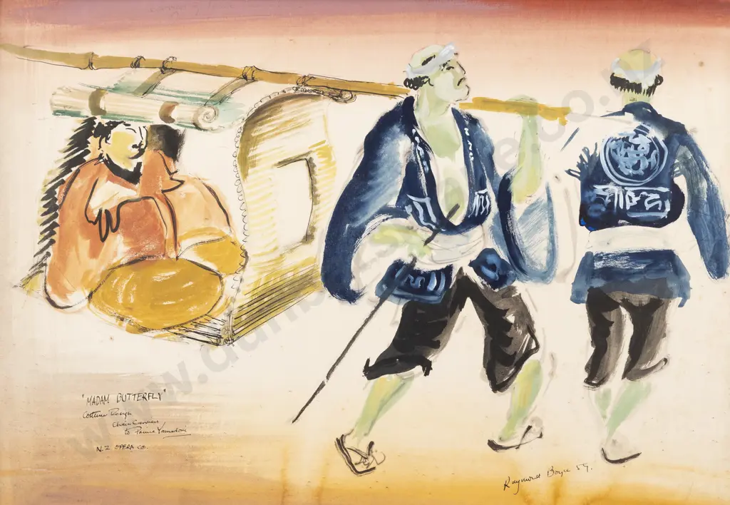 Raymond Boyce (1928 - 2019) - Madame Butterfly Image 1++