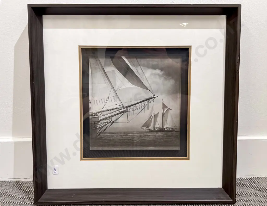 Two Nautical Prints in Fine Quality Frames Image 1++