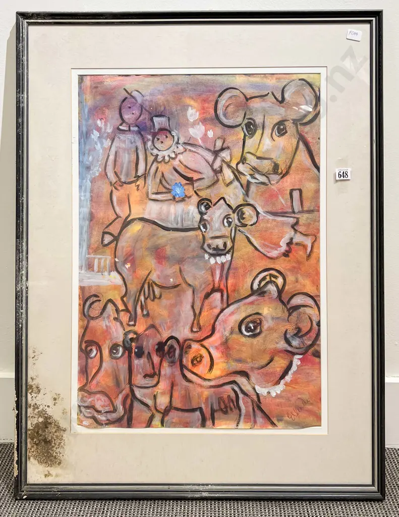 Ellinore Ginn - Nice Cow - Watercolour & Gouache Image 1++
