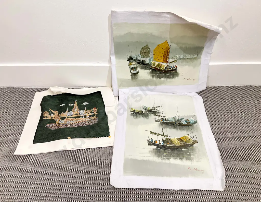 Box of Assorted Artworks Image 1++