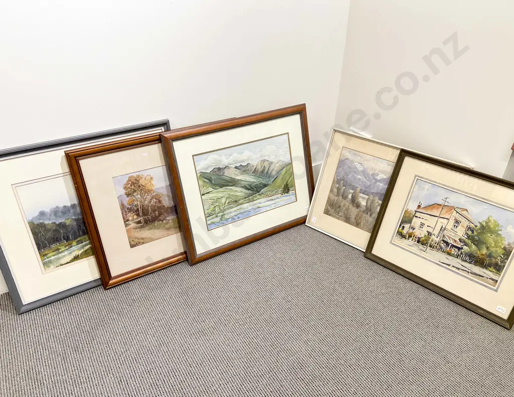 Five assorted Watercolours Image 1++