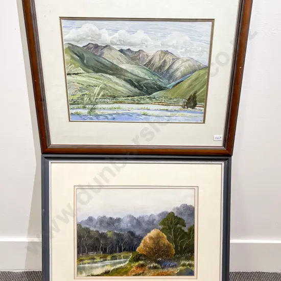 Five assorted Watercolours