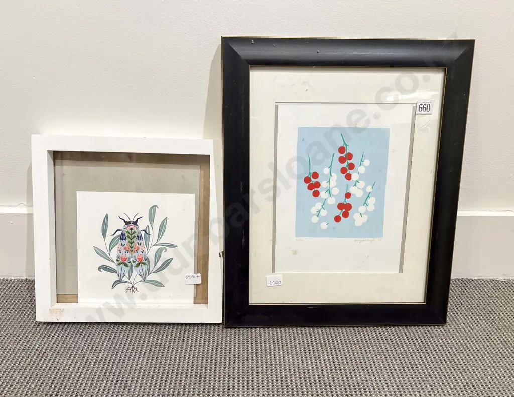 Two Framed Artworks Image 1++