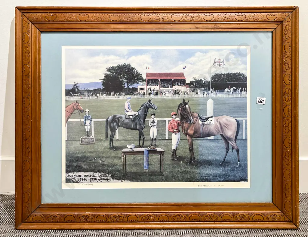 M McWilliams - 150 Years Longford Racing - Signed Limited Ed Print 56/350 Image 1++