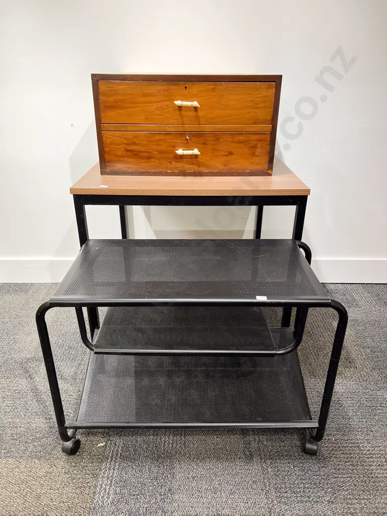 Two Drawer Storage Chest Table & Other Image 1++