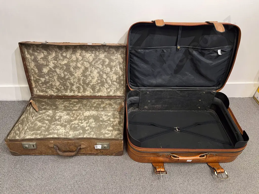 Leather Suitcase & Other Image 1++