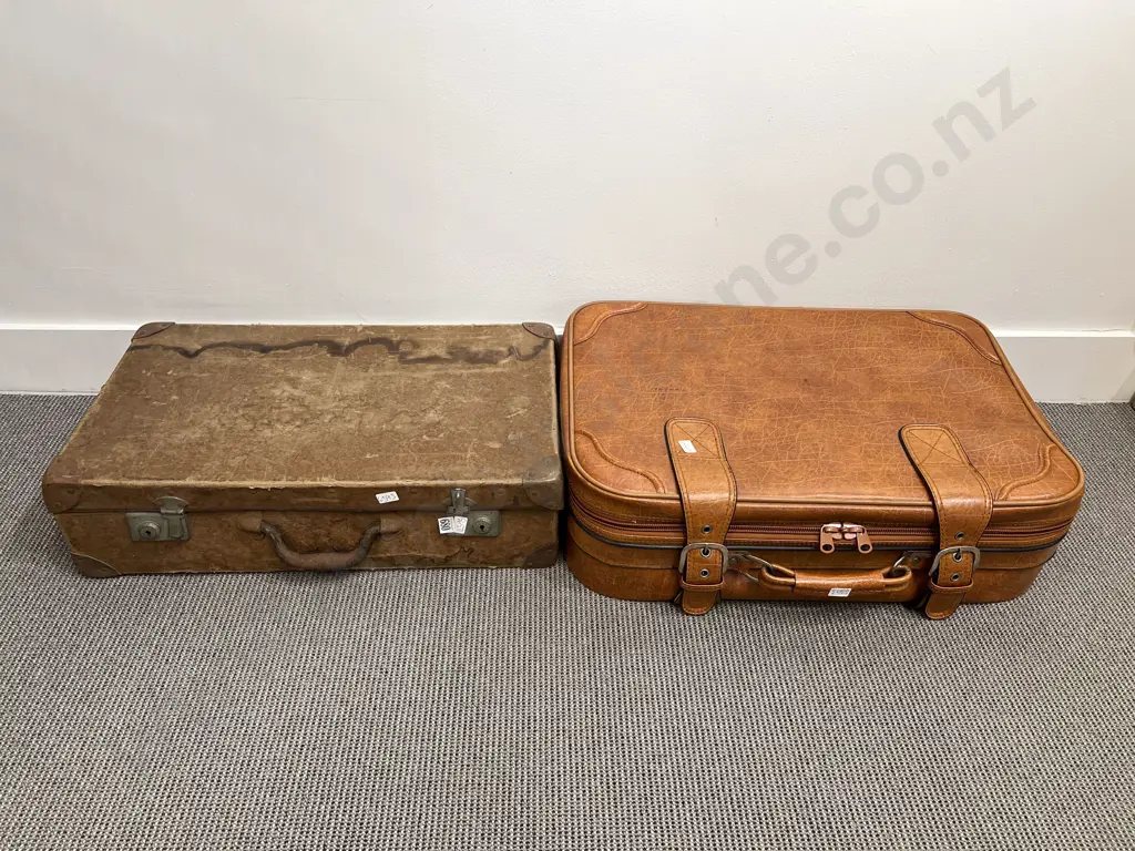 Leather Suitcase & Other Image 1++