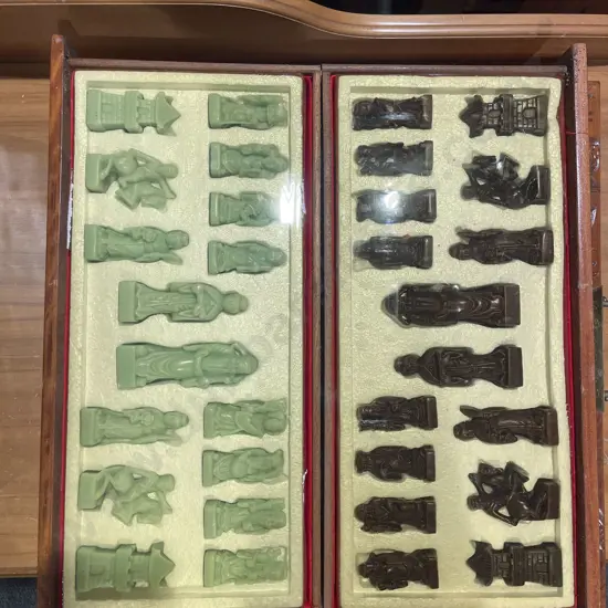 Chinese Folding Chess Board & Pieces