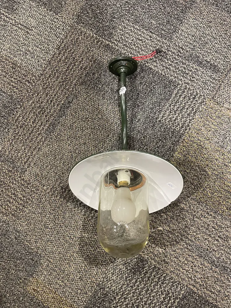 Vintage Enamel Outside Light Image 1++
