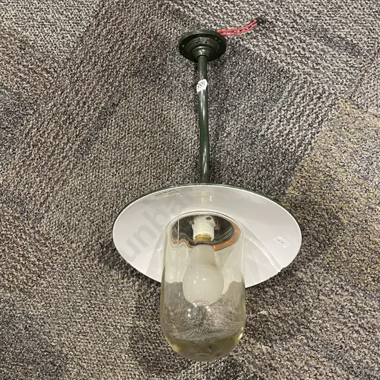 Vintage Enamel Outside Light