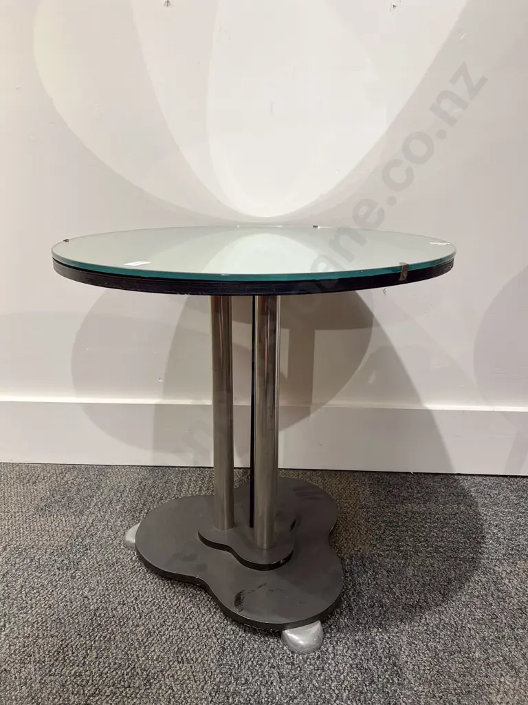 Art Deco Mirror Top Coffee Table Image 1++