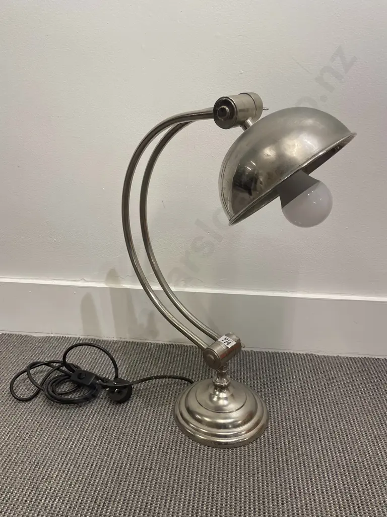 Chrome Table Lamp Image 1++