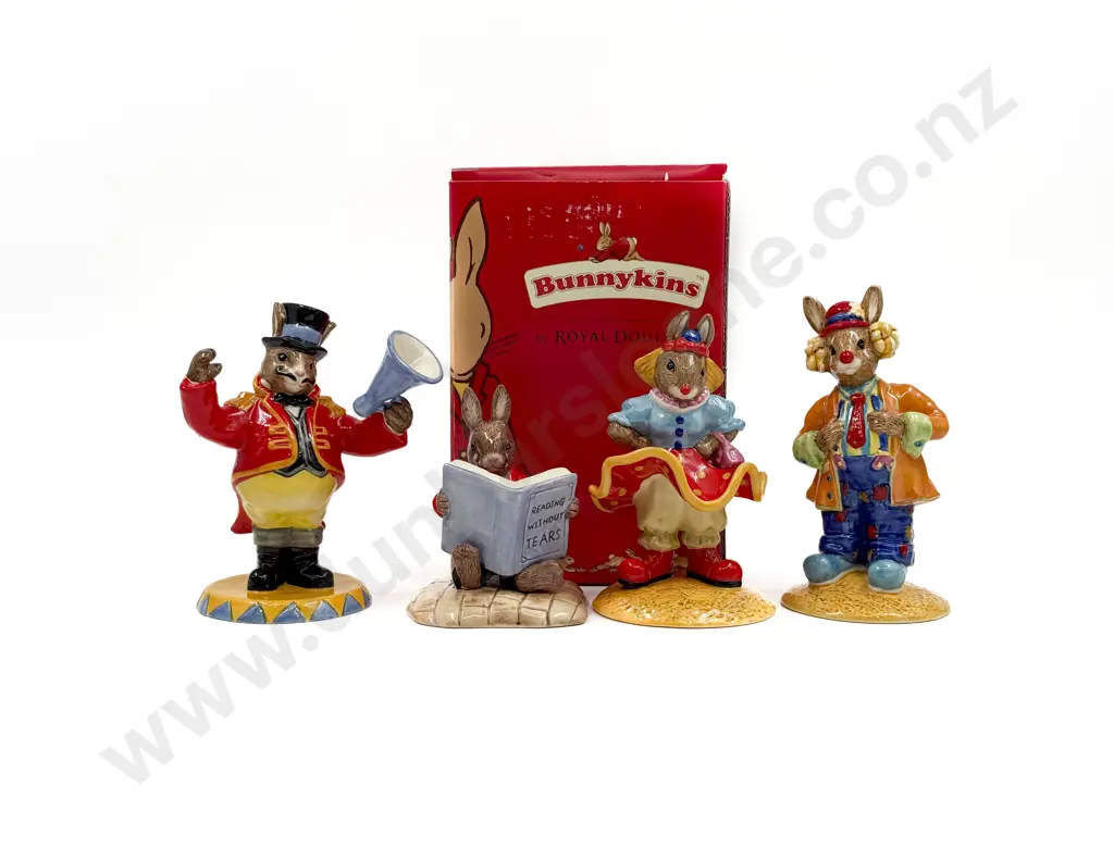 Bunnykins by Royal Doulton - Four Boxed Figures Image 1++