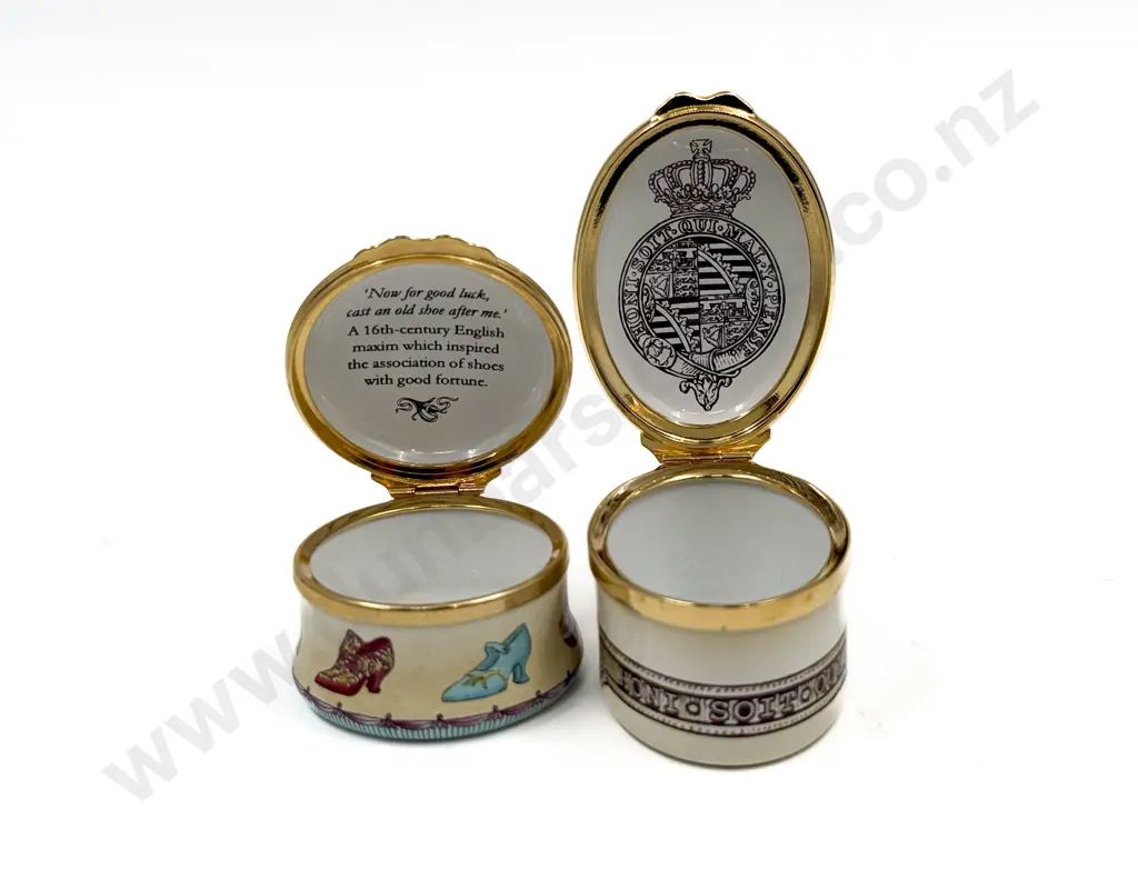 Two Halcyon Days Trinket Boxes Image 1++