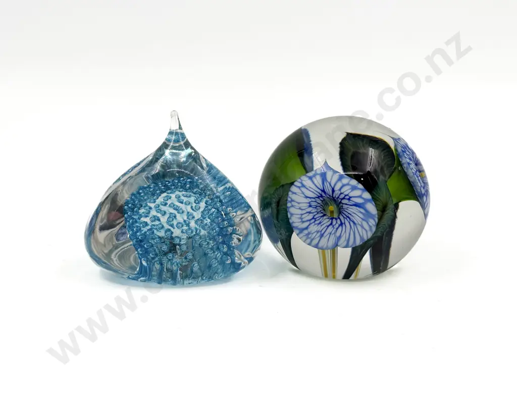 Rebecca Heap Art Glass Paperweight and Other Signed Paperweight Image 1++