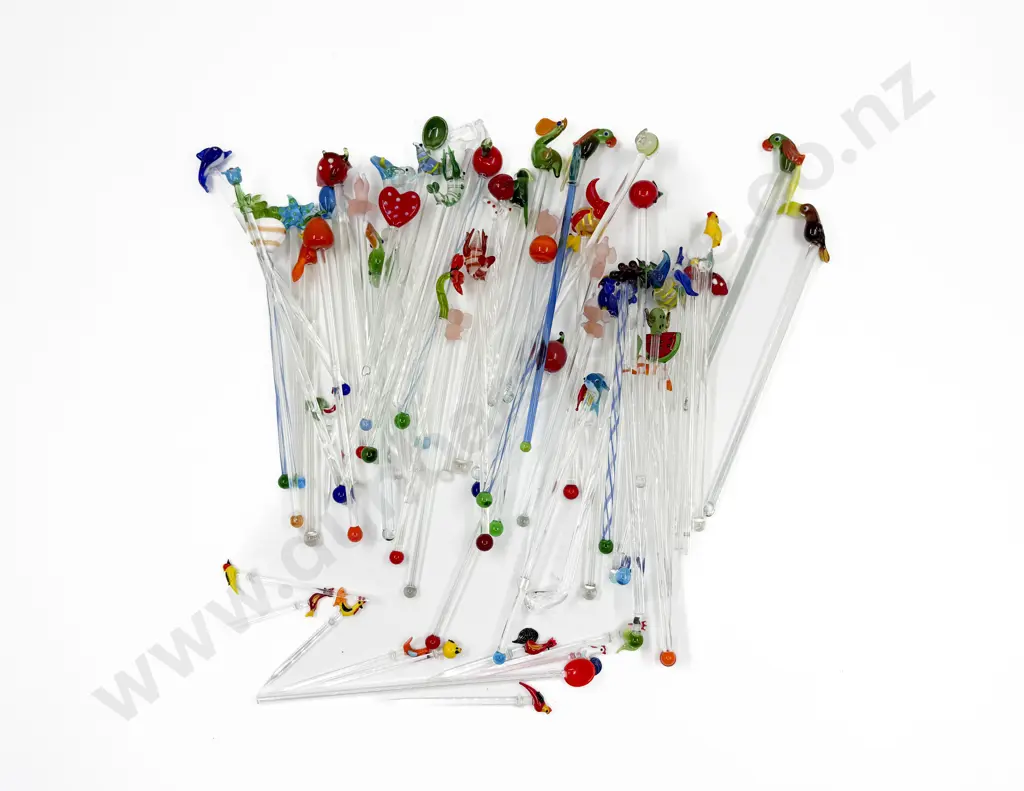 Qty of Assorted Vintage Swizzle Sticks Image 1++