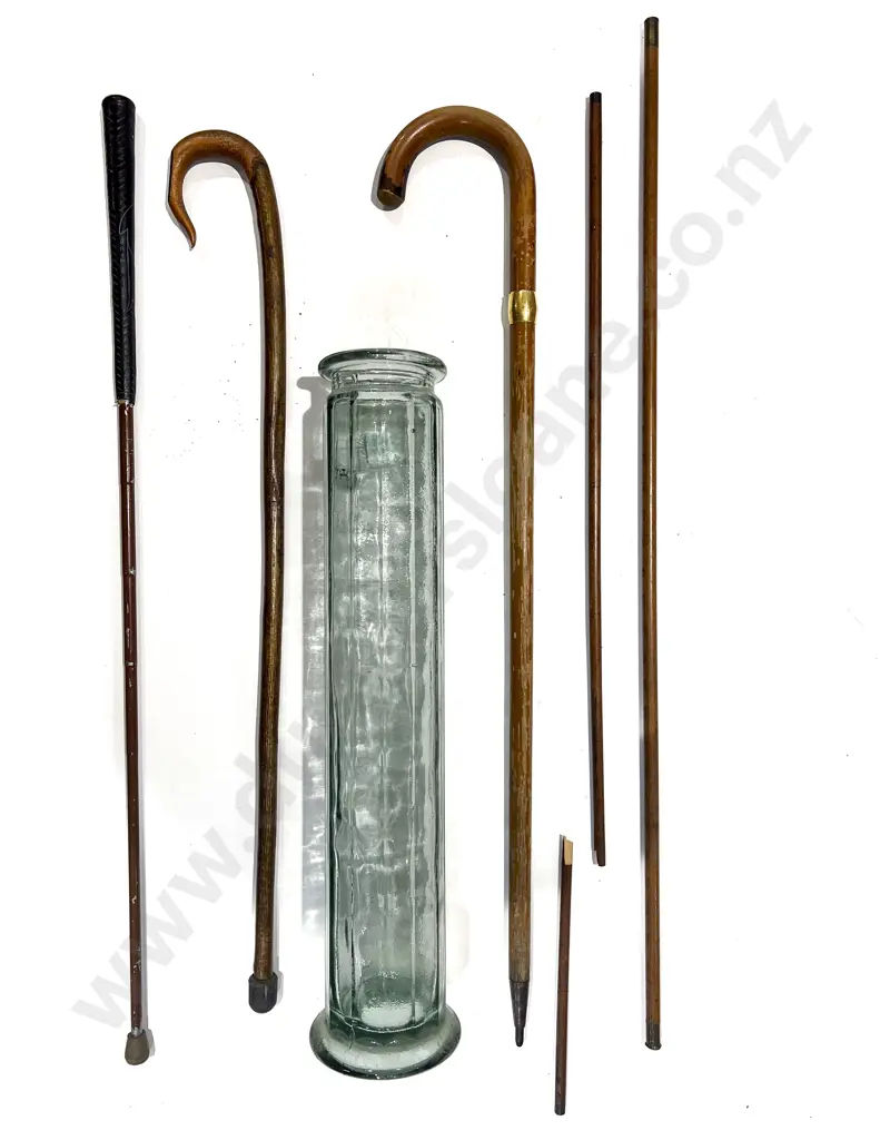 Three Vintage Walking Sticks together with other Image 1++