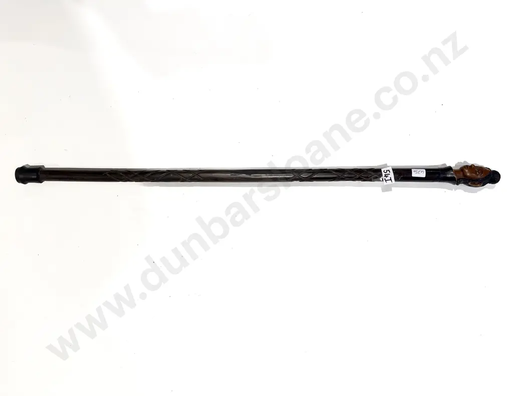 Carved Wooden Walking Stick Image 1++