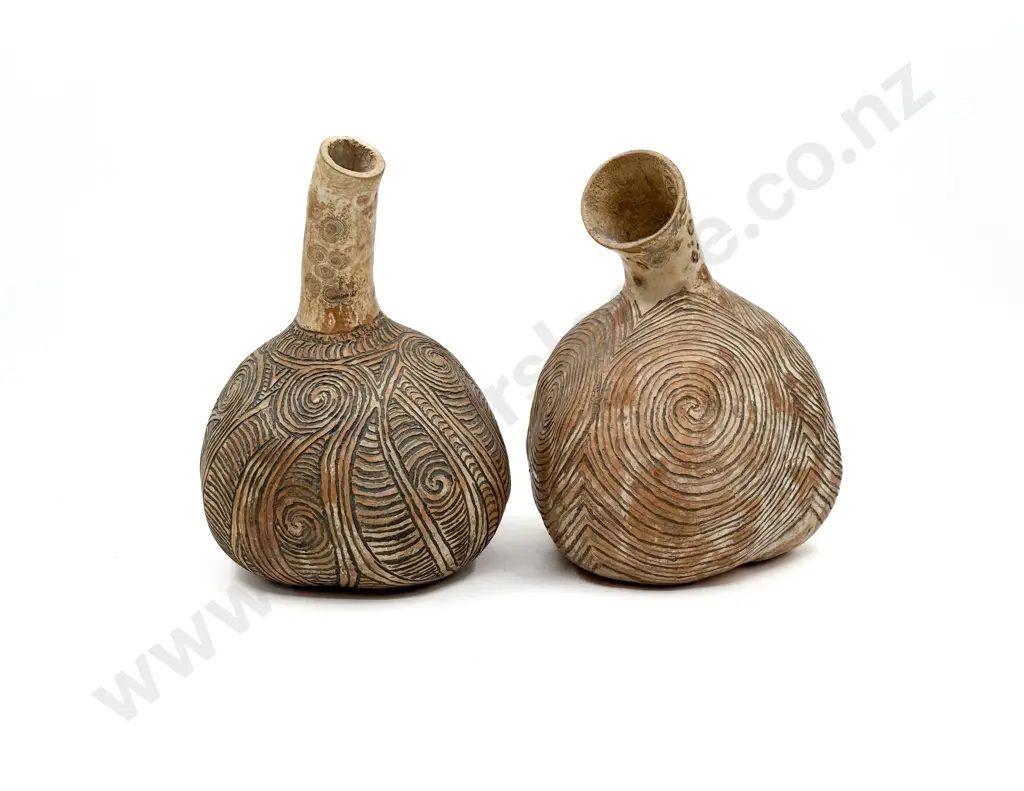 Two Carved Gourds Image 1++
