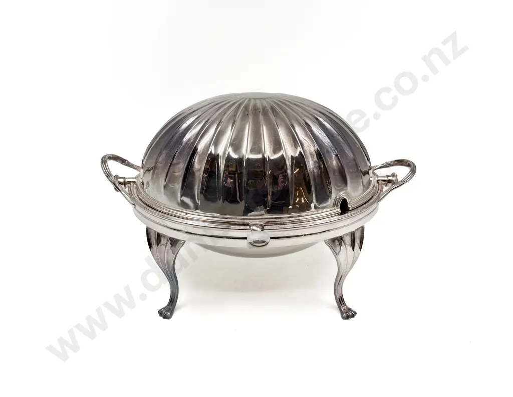 S/p Roll Lid Footed Tureen Image 1++
