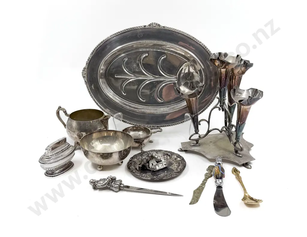 S/P Epergne and Assorted S/P Image 1++