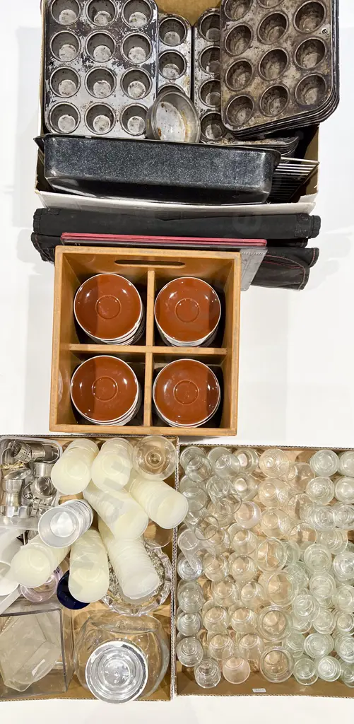 Four Boxes of Assorted Kitchenware Image 1++
