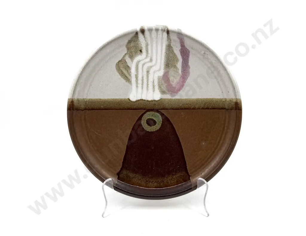 Brian Gartside - Shallow Rimmed Pottery Plate Image 1++