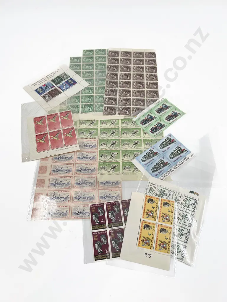 NZ Part Sheets Blocks and Miniature Sheets Image 1++