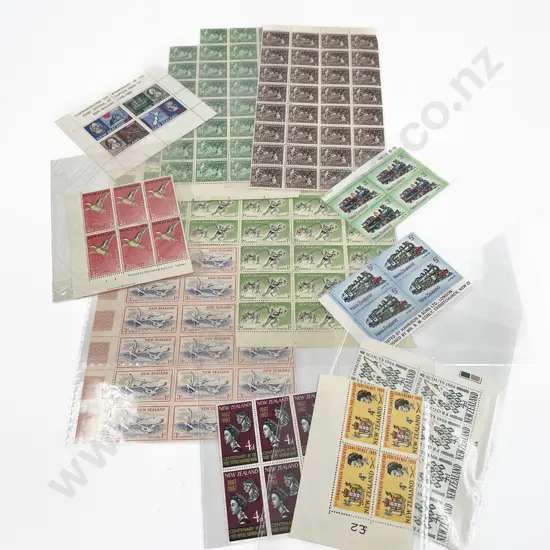 NZ Part Sheets Blocks and Miniature Sheets