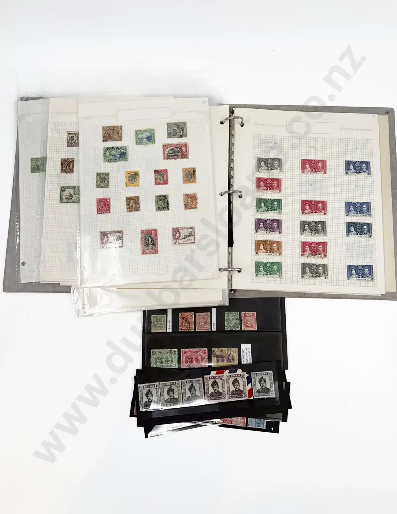 Mainly Commonwealth Used Some Mint Stamps Geov to EIIR Image 1++