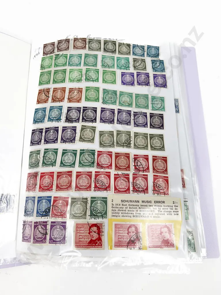 German Stamps Used and Mint C1900 to 1974 Image 1++