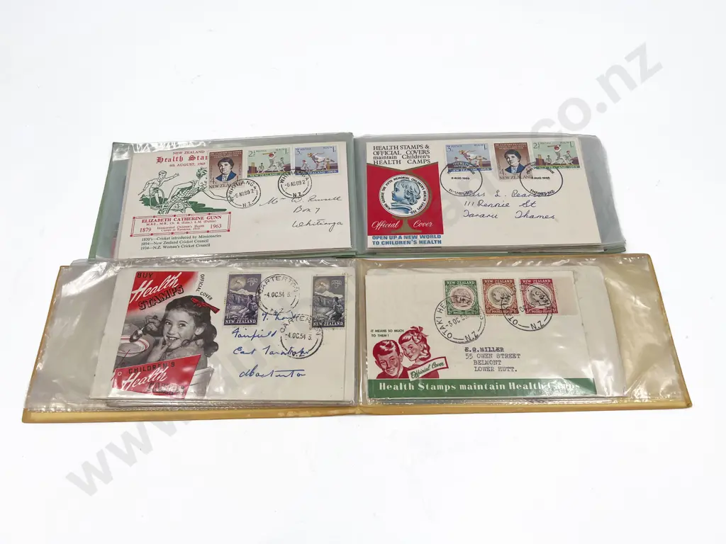 NZ FDC's in Small Albums (9) and Some Loose Image 1++