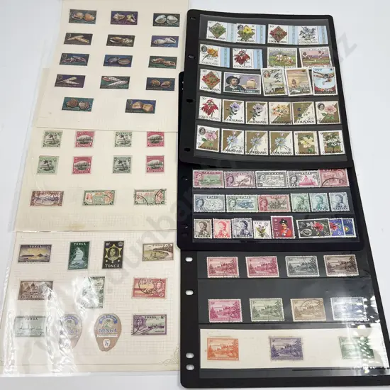 Pacific Island Vintage Stamps Nuie Tokelau Tonga Fiji Pitcairn and Norfolk Islands and Others