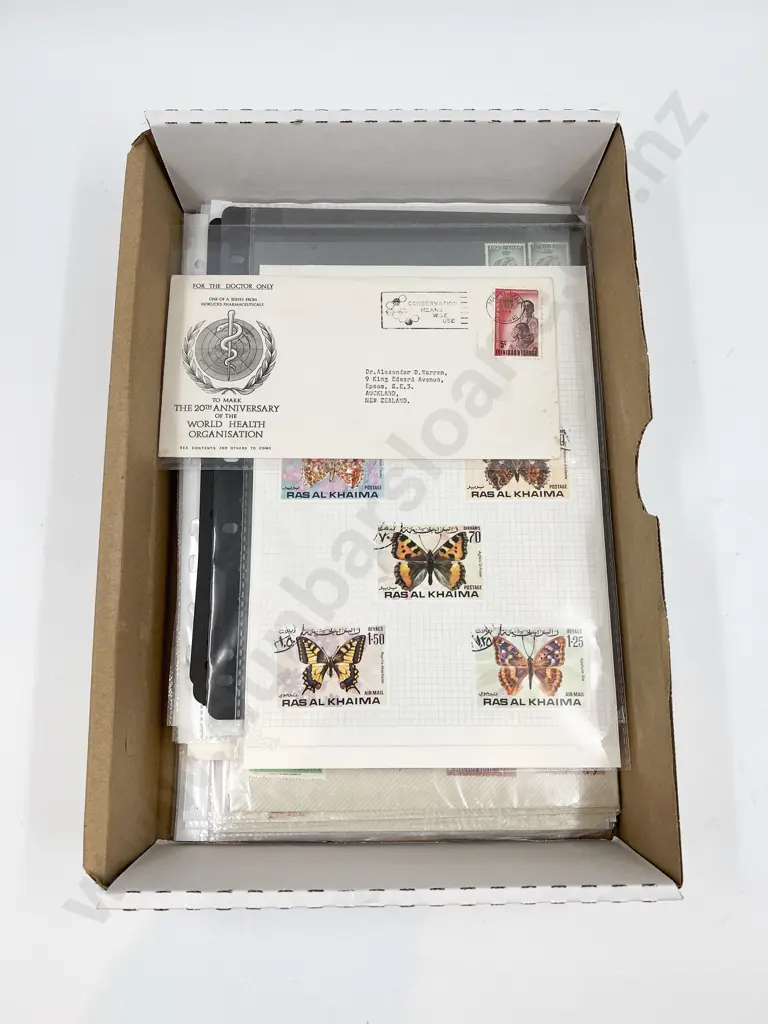Collection Vintage World Stamps on Loose Album Pages Hungary Jugoslavia and Various Image 1++