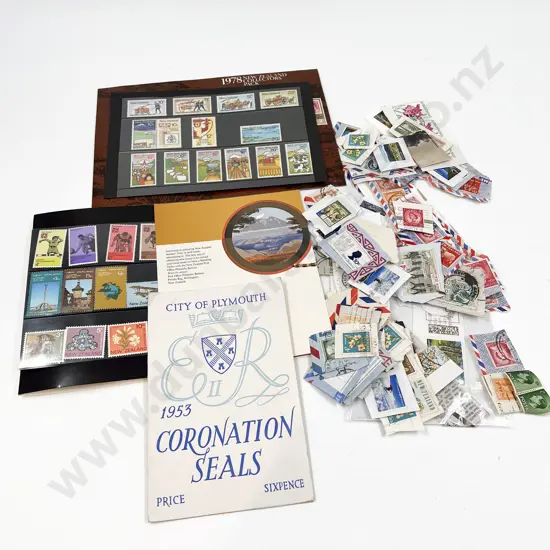 Small Qty of NZ and Other Unsorted Unused - Three Stamp Packs