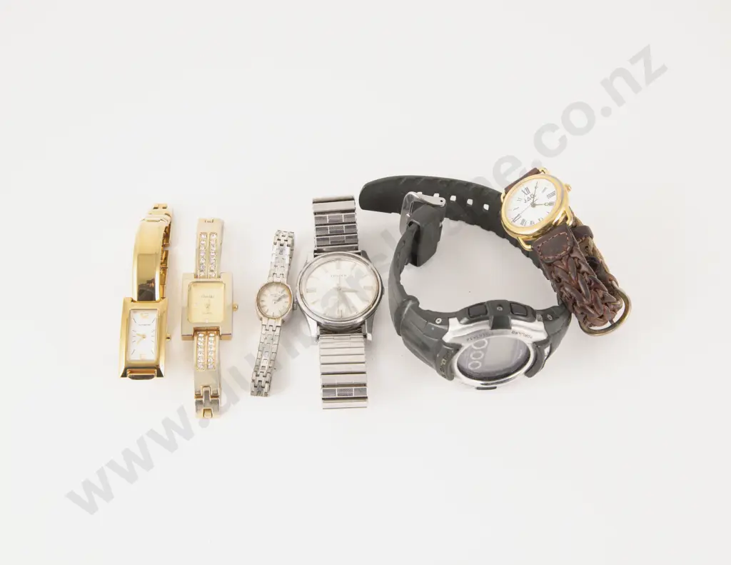 Six Assorted Gents and Ladies Wristwatches including JAG Image 1++