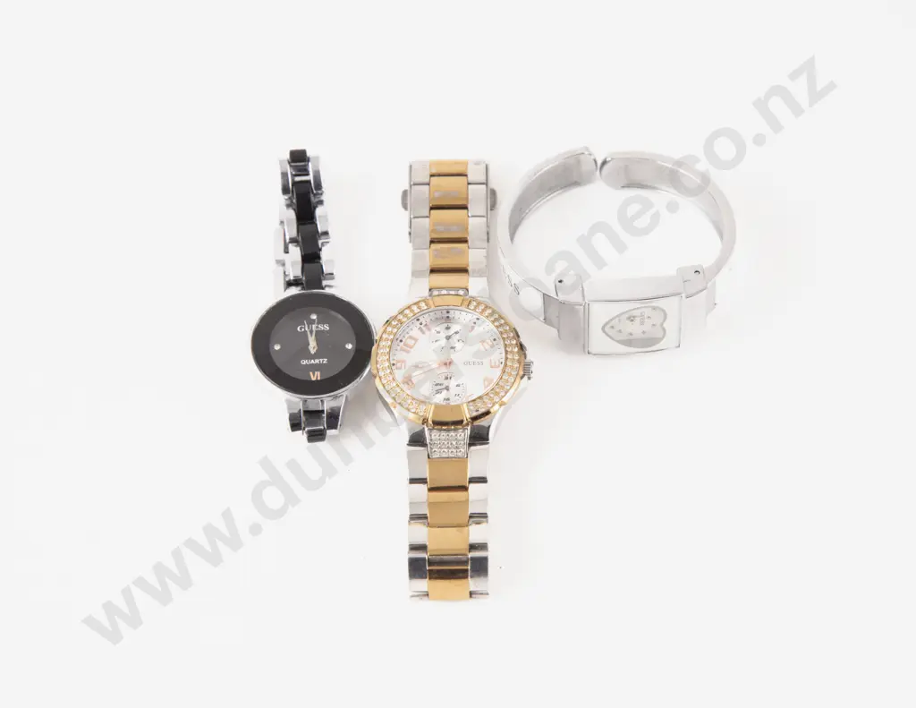 Three Guess Ladies Wrist Watches Image 1++