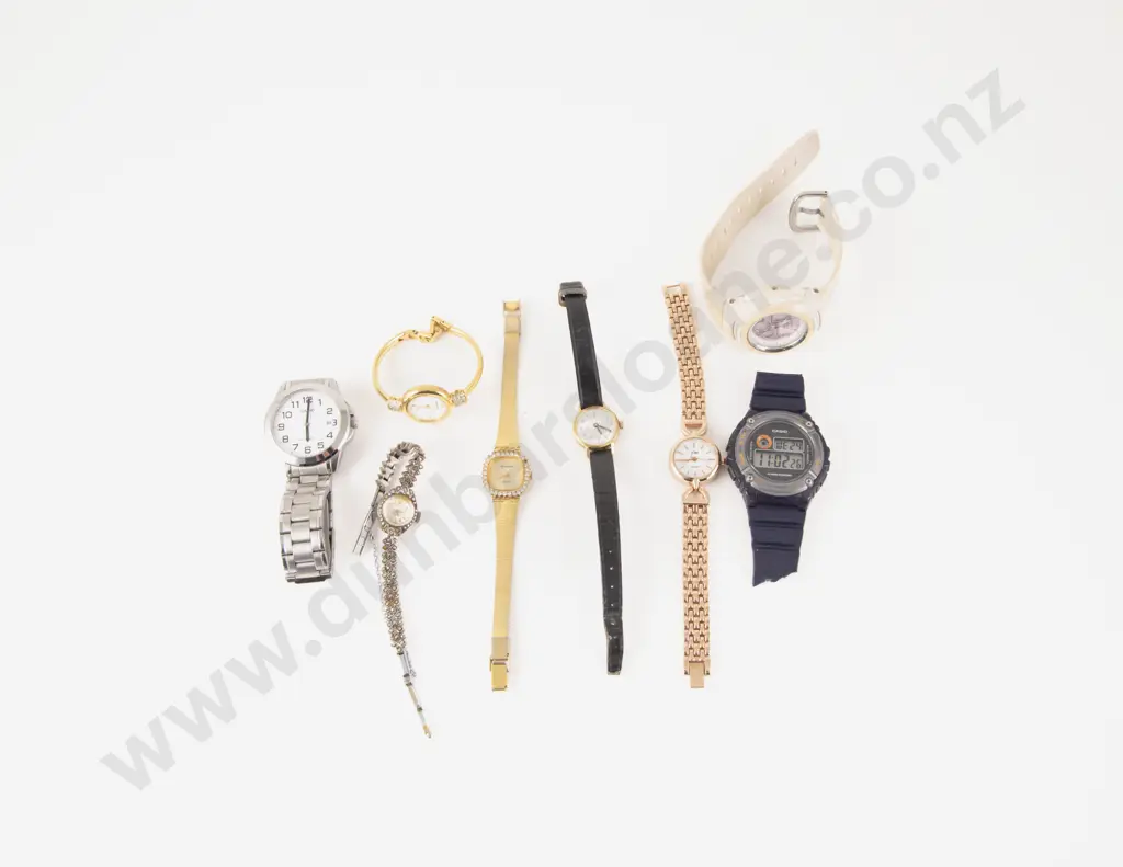 Eight Assorted Gents and Ladies Wrist Watches Image 1++